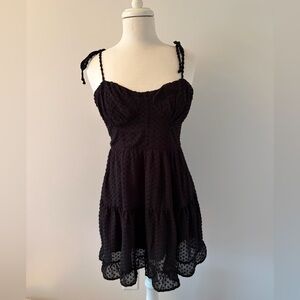 Never Worn - Wild Fable Black Black Mini Dress